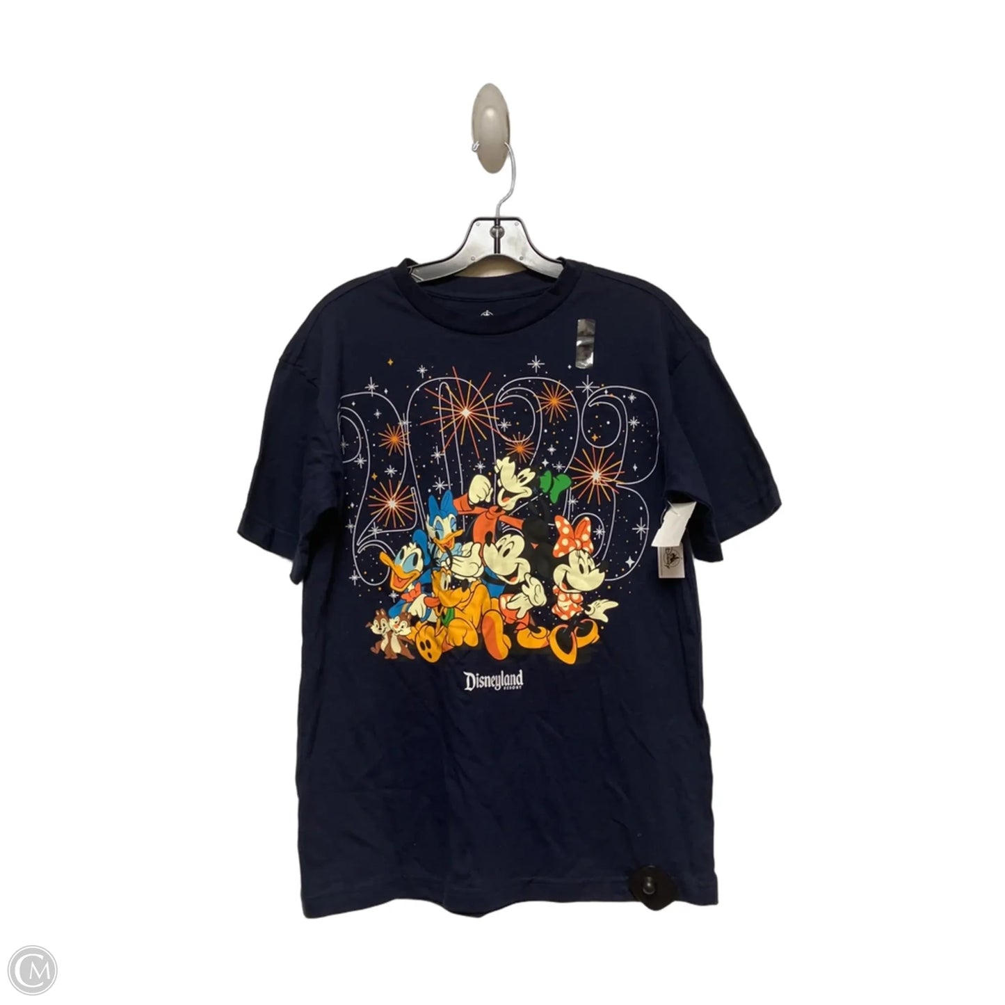 Top Short Sleeve By Disney Store In Navy, Size: S