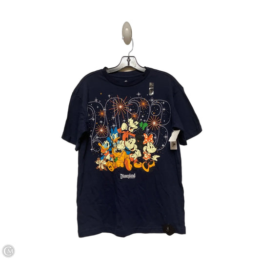 Top Short Sleeve By Disney Store In Navy, Size: S