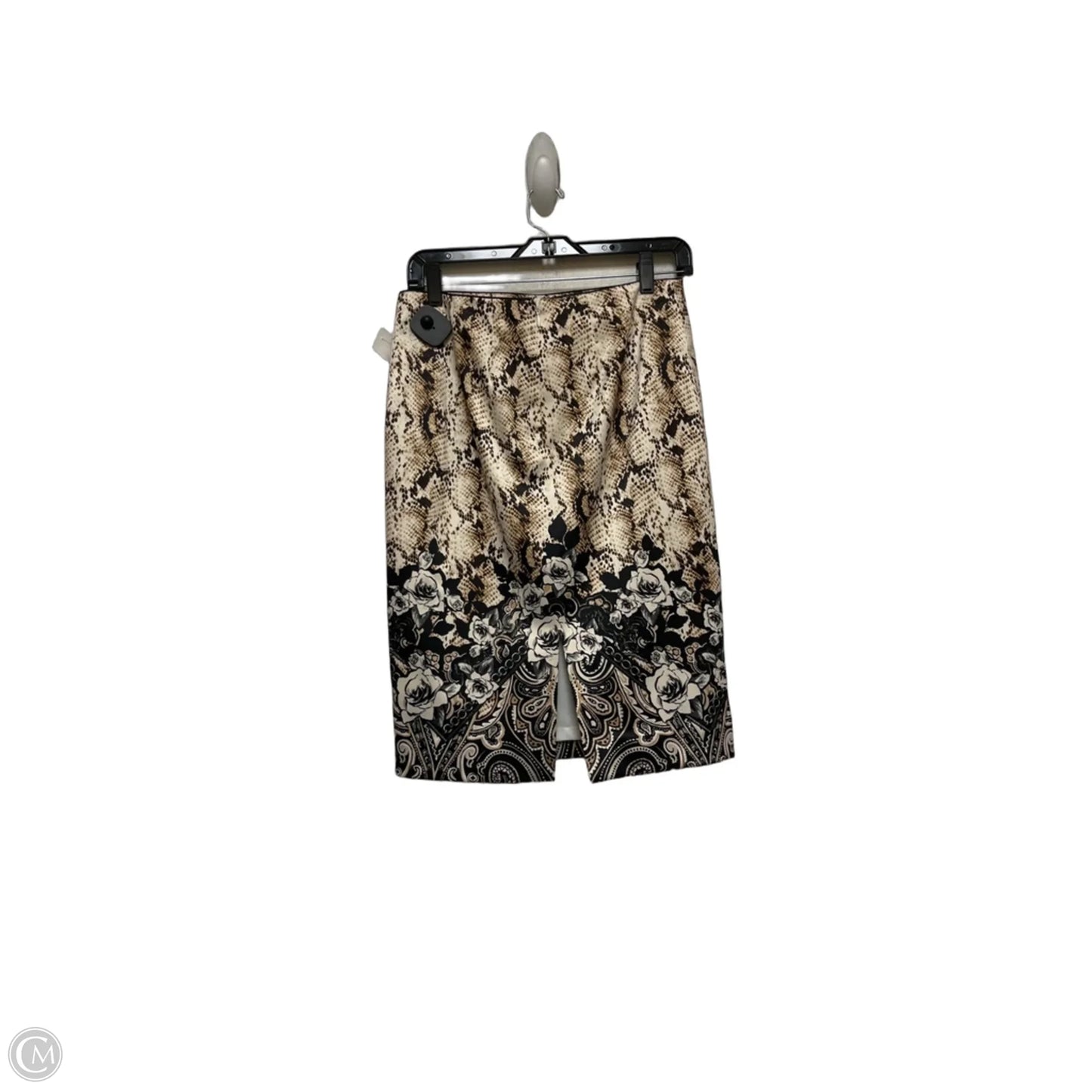 Skirt Midi By White House Black Market In Snakeskin Print, Size: 4