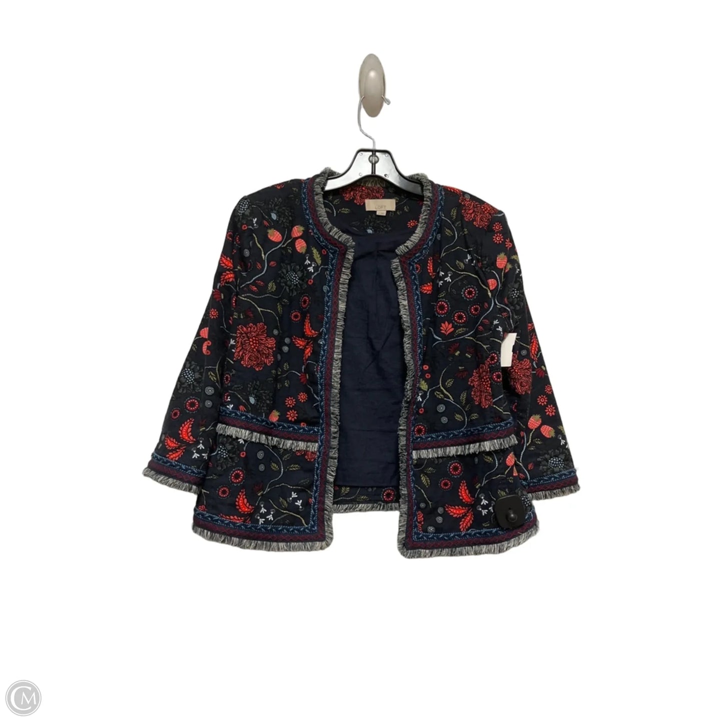 Jacket Other By Loft In Floral Print, Size: S