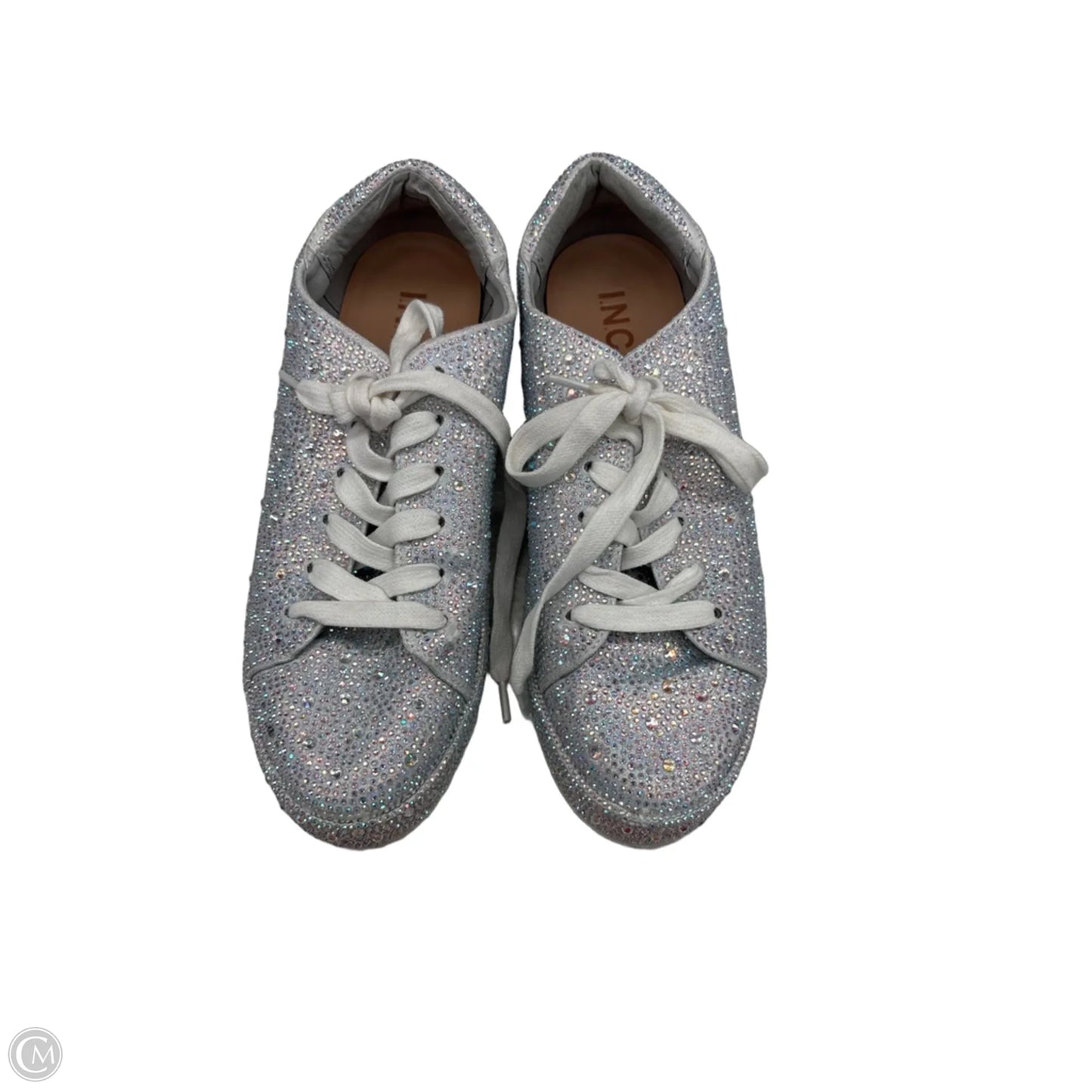 Shoes Sneakers By Inc In Silver, Size: 9.5