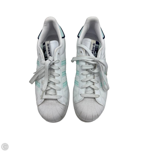 Shoes Sneakers By Adidas In Green & White, Size: 9.5