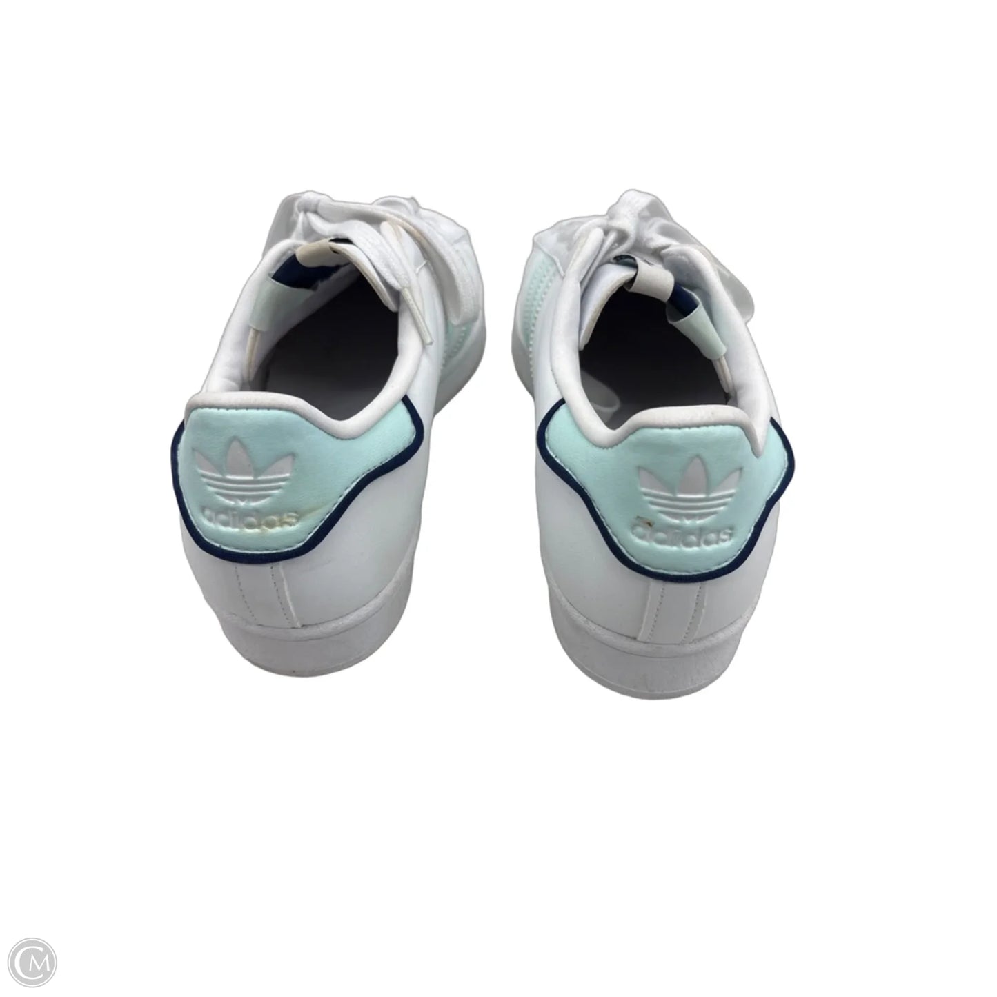 Shoes Sneakers By Adidas In Green & White, Size: 9.5