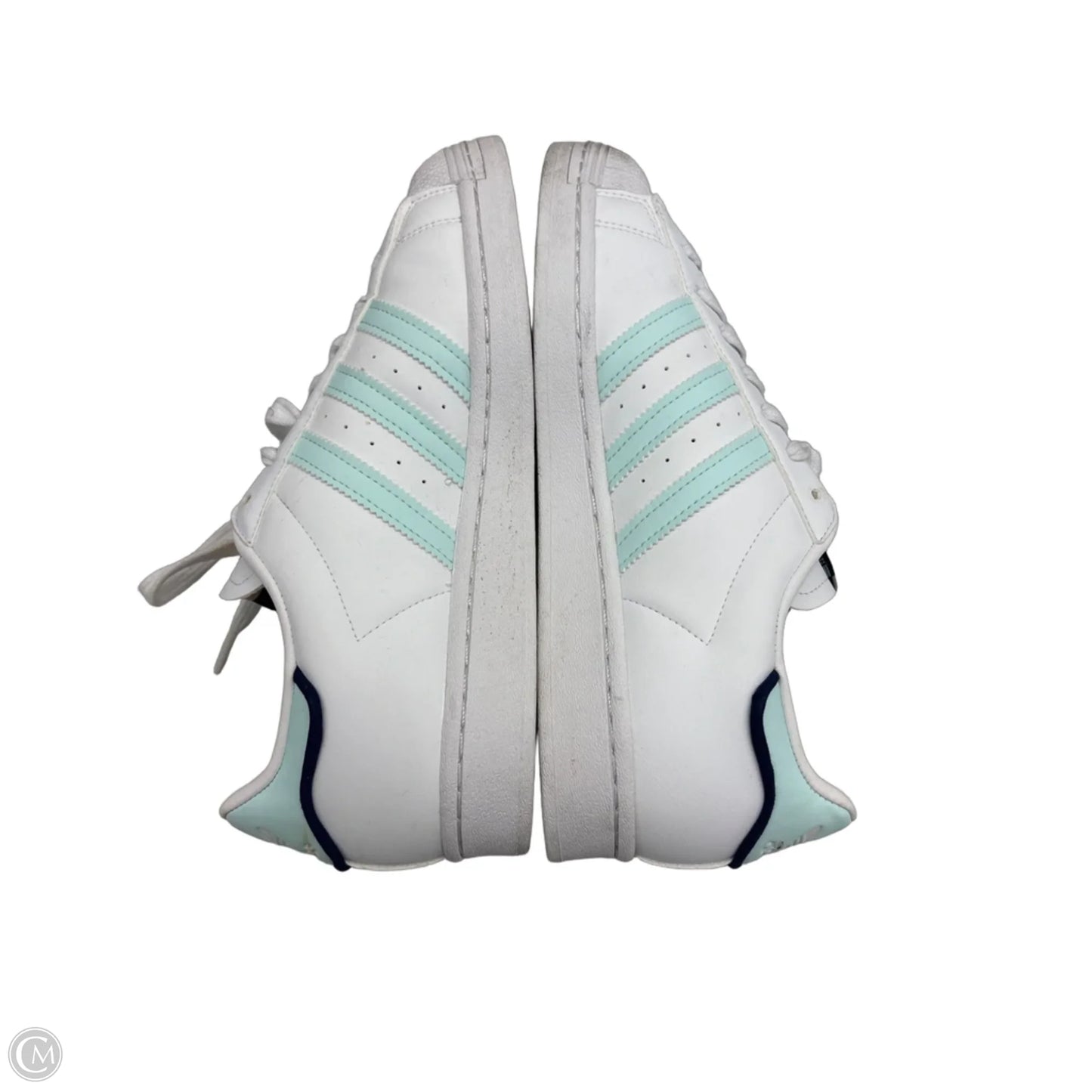 Shoes Sneakers By Adidas In Green & White, Size: 9.5