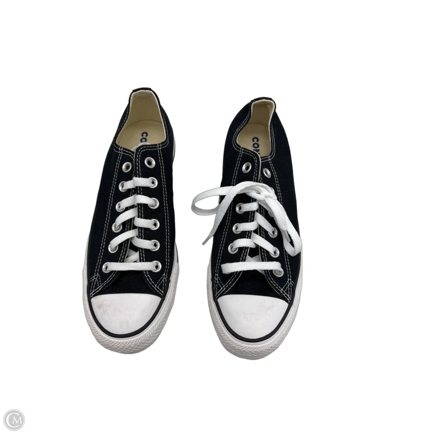 Shoes Sneakers By Converse In Black & White, Size: 9