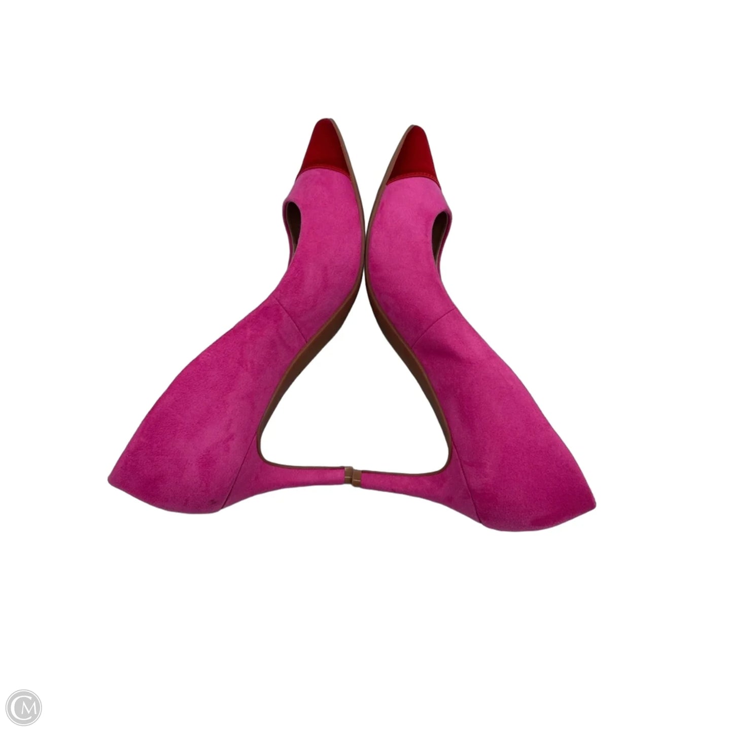 Shoes Heels Kitten By On 34th In Pink & Red, Size: 9