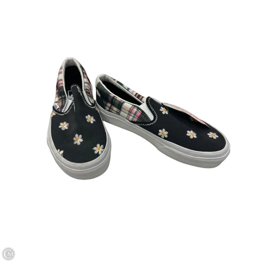 Shoes Flats By Vans In Plaid Pattern, Size: 5