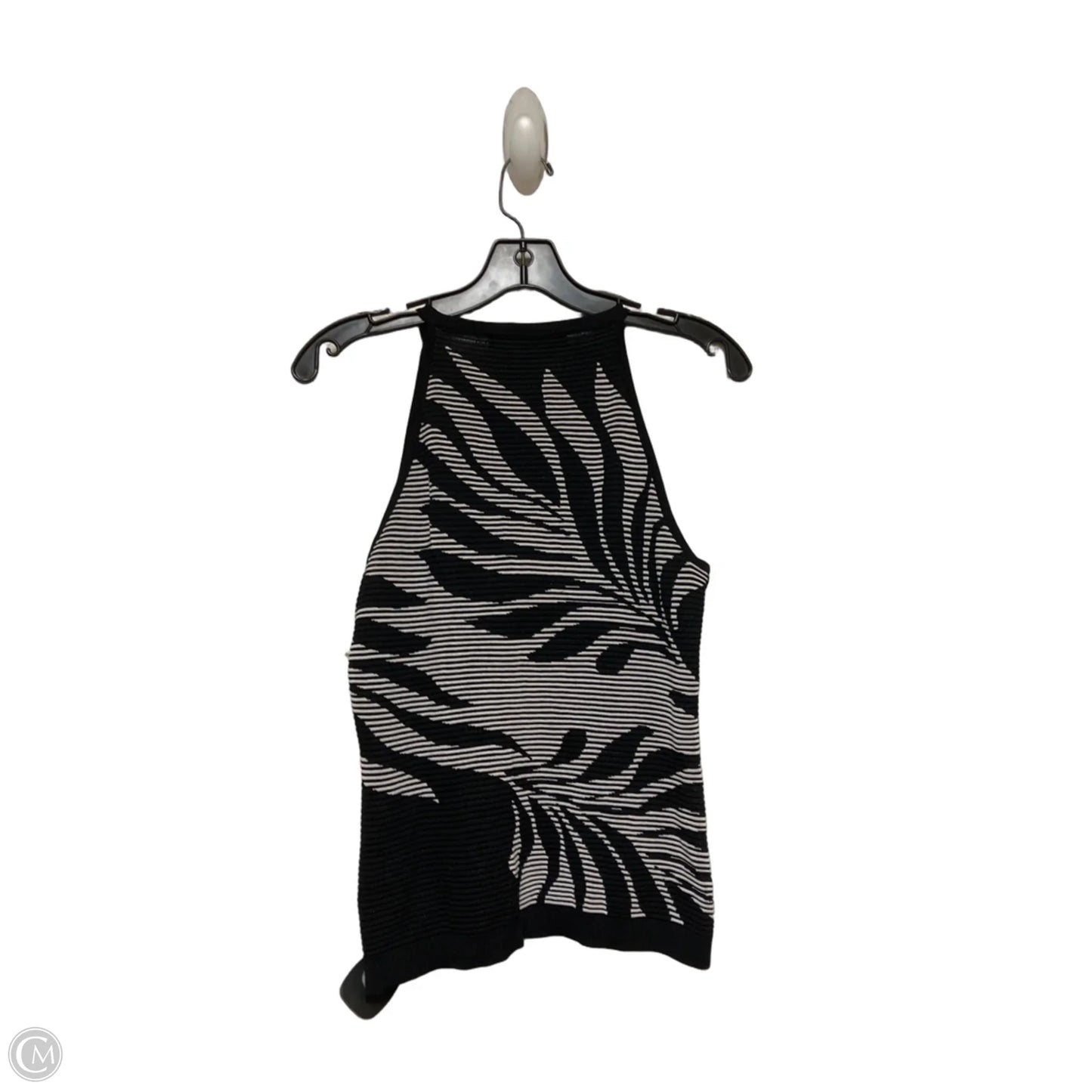 Top Sleeveless By White House Black Market In Black & White, Size: Xs