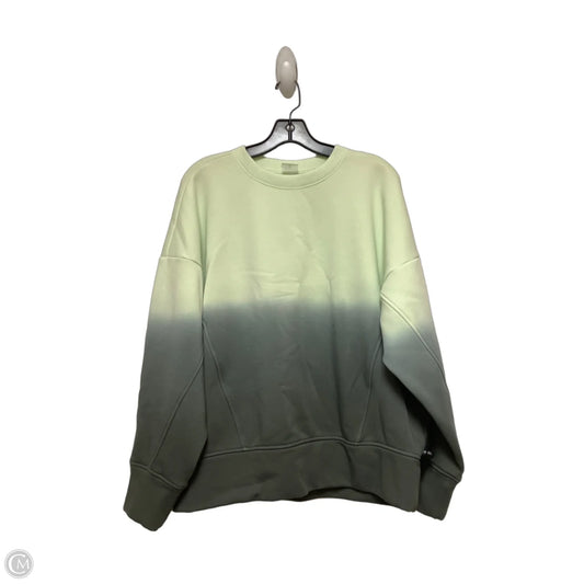 Sweatshirt Crewneck By Calia In Green, Size: S