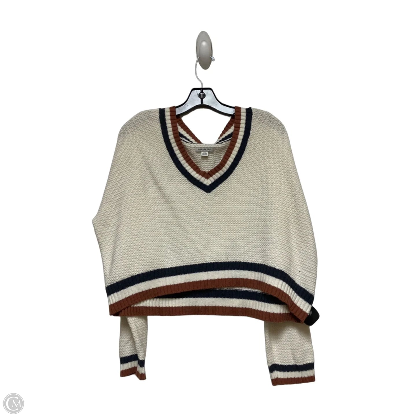 Sweater By American Eagle In Cream, Size: M
