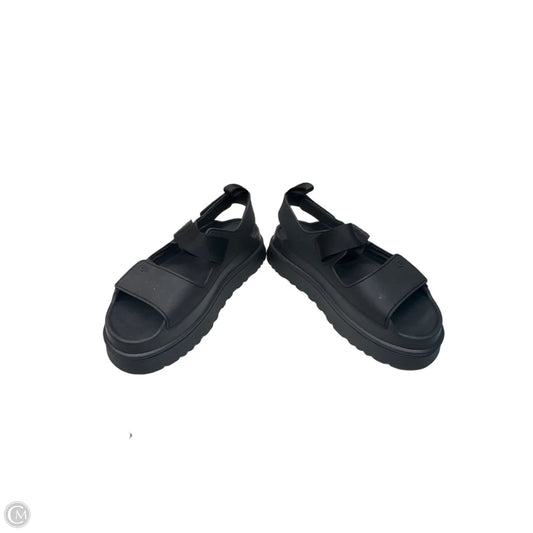 Sandals Designer By Ugg In Black, Size: 10