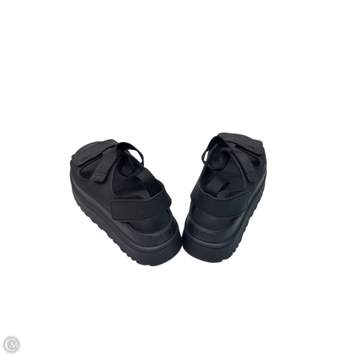 Sandals Designer By Ugg In Black, Size: 10