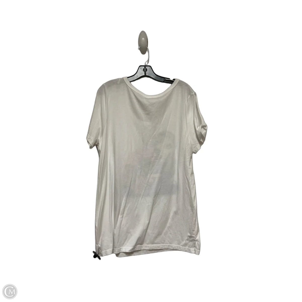 Top Short Sleeve Basic By Disney In White, Size: Xl