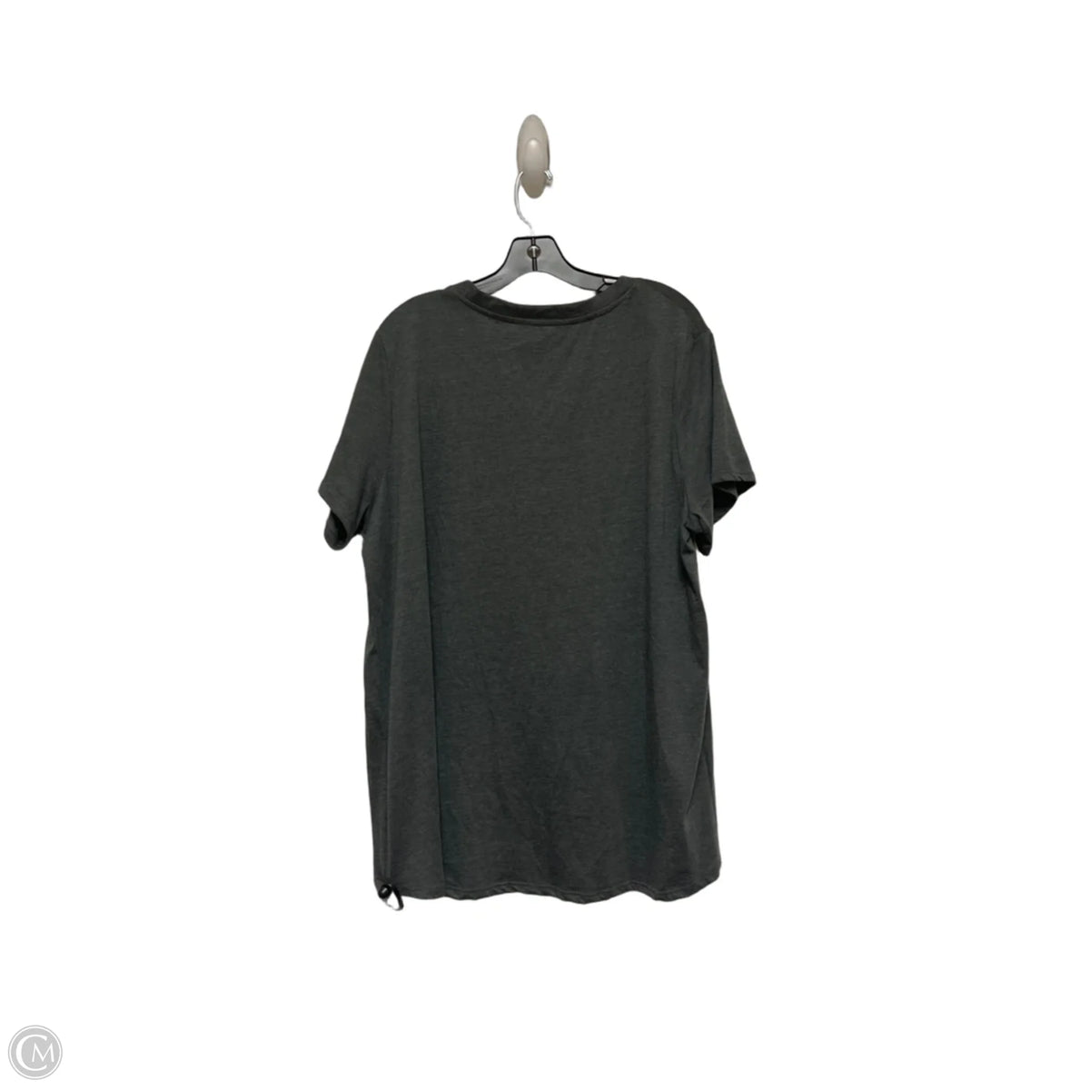 Top Short Sleeve Basic By Disney Store In Grey, Size: 2x