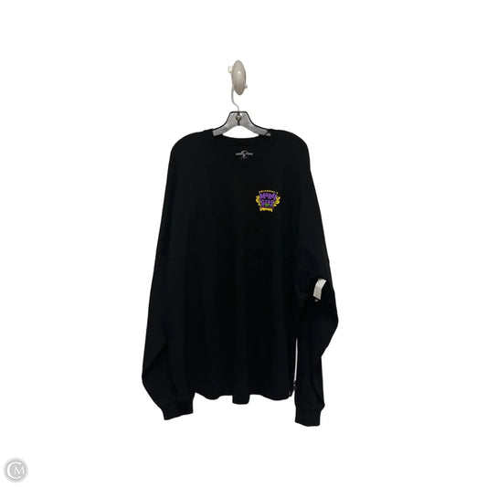 Top Long Sleeve By Clothes Mentor In Black & Purple, Size: 2x