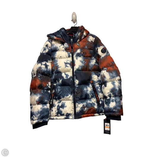 Jacket Puffer & Quilted By Tommy Hilfiger In Tie Dye Print, Size: S