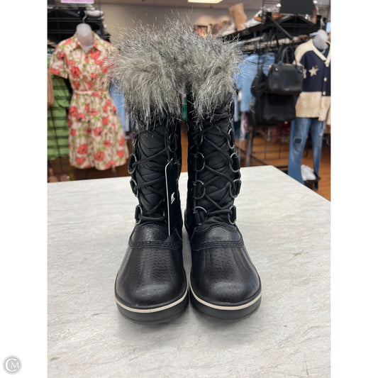 Boots Snow By Sorel In Black & Grey, Size: 5