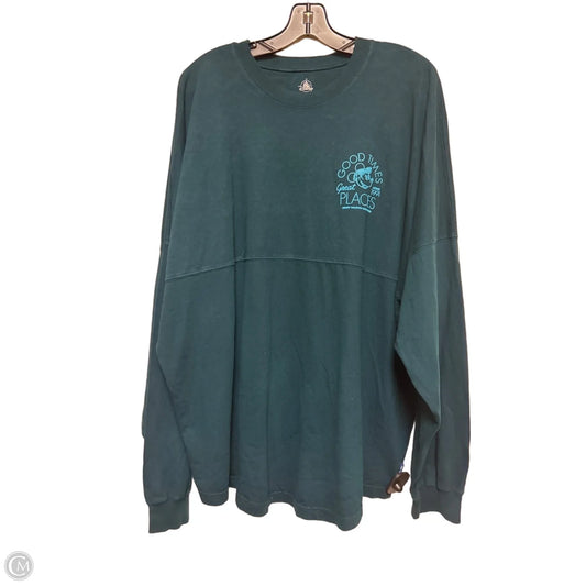 Top Long Sleeve By Disney Store In Green, Size: Xl