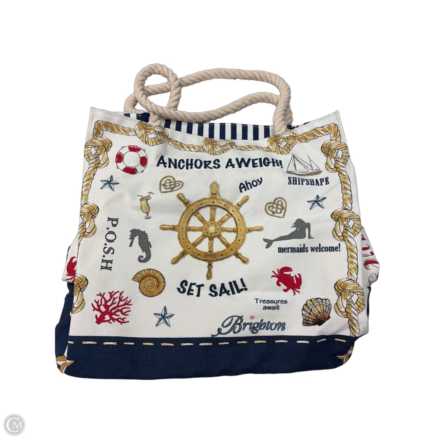 Tote Designer By Brighton, Size: Large