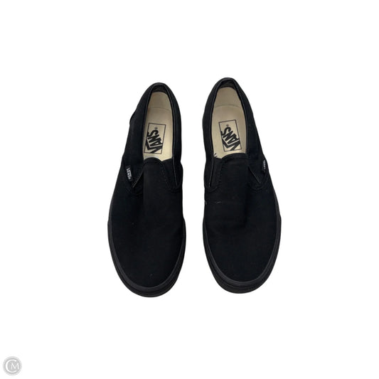 Shoes Flats By Vans In Black, Size: 9