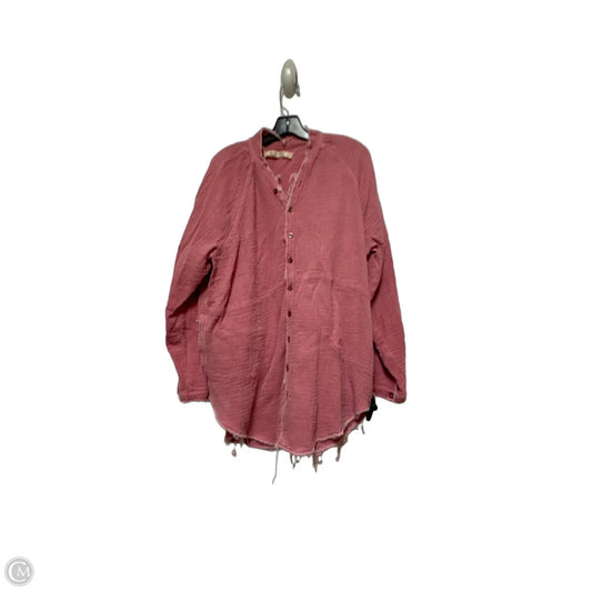 Top Long Sleeve By We The Free In Pink, Size: M