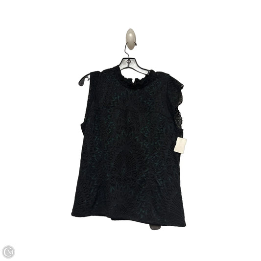 Top Sleeveless By White House Black Market In Black & Green, Size: M