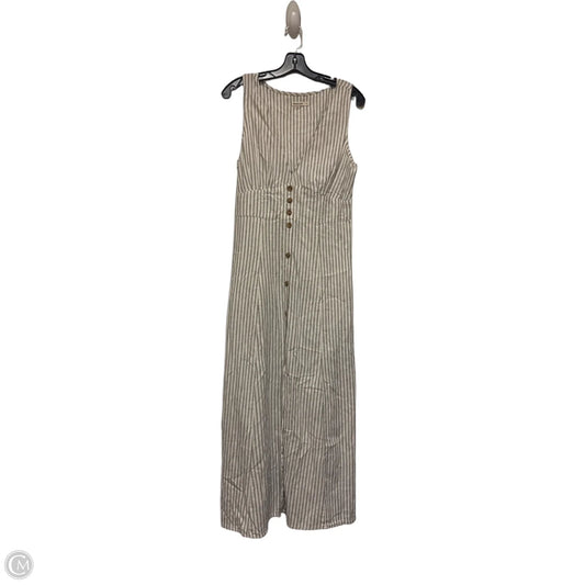 Dress Casual Midi By Marine Layer In Striped Pattern, Size: M