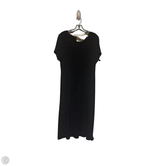 Dress Casual Midi By Chicos In Black, Size: L