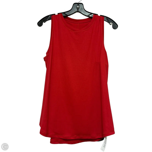 Athletic Tank Top By Crz Yoga In Red, Size: S