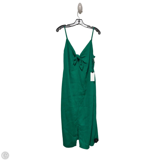 Dress Casual Midi By Astr In Green, Size: Xl