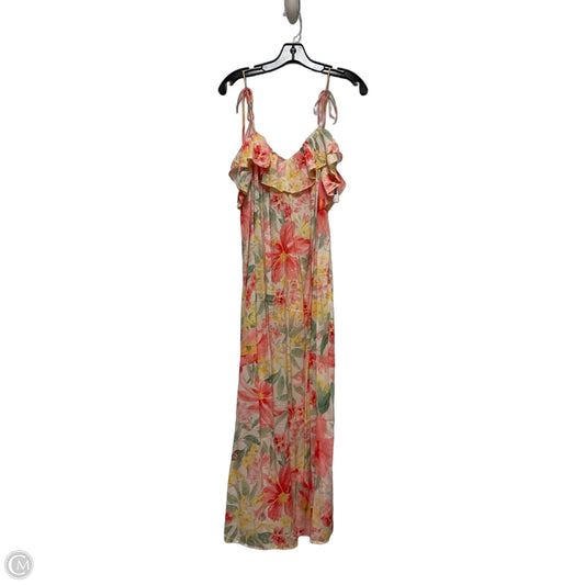 Dress Casual Maxi By H&m In Floral Print, Size: M