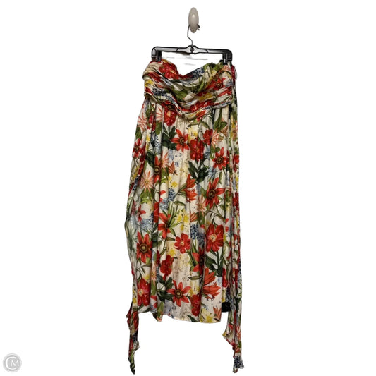 Dress Casual Midi By H&m In Floral Print, Size: L