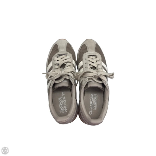 Shoes Sneakers By Adidas In Cream & Tan, Size: 8