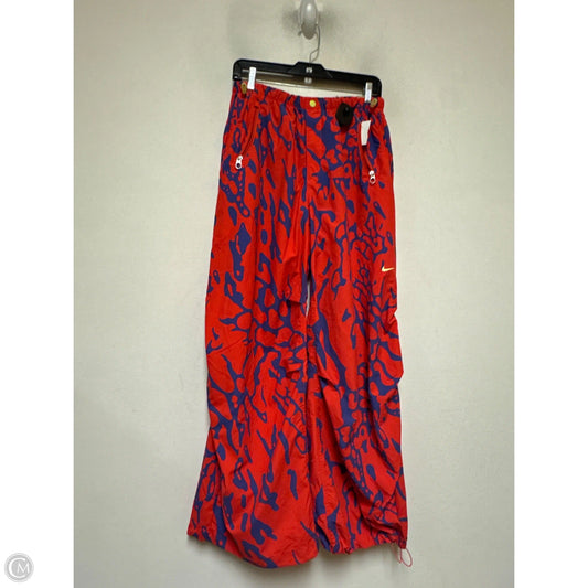 Athletic Pants By Nike Apparel In Blue & Red, Size: S