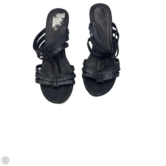 Sandals Designer By Ugg In Black, Size: 10