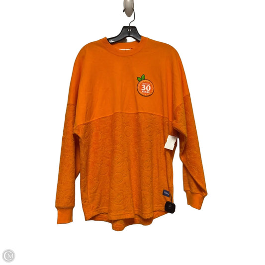 Top Long Sleeve By Disney Store In Orange, Size: S