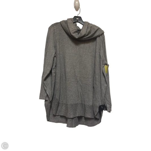 Top Long Sleeve By Cyrus In Grey, Size: 2x