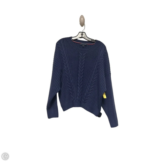Sweater By Tommy Hilfiger In Blue, Size: L
