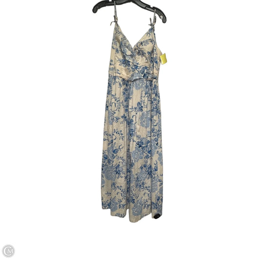 Dress Casual Maxi By Cece In Blue & White, Size: L