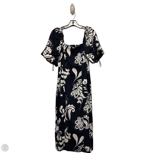 Dress Casual Maxi By Ann Taylor In Blue & White, Size: Xs