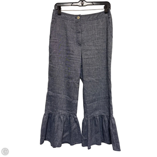 Pants Wide Leg By Anthropologie In Blue, Size: 4