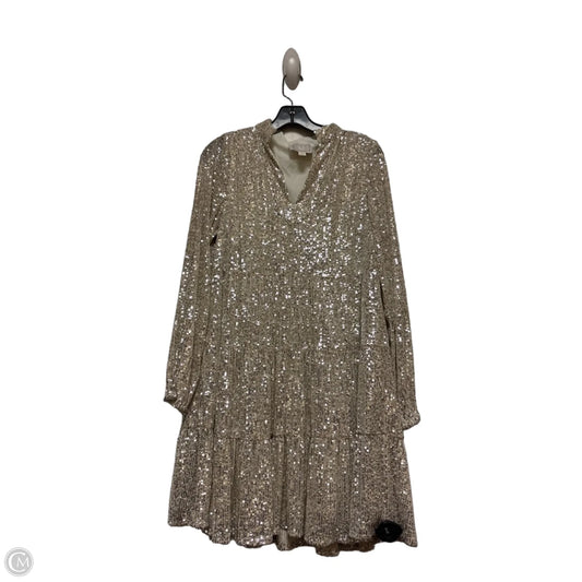 Dress Party Short By Sail To Sable In Cream & Silver, Size: S