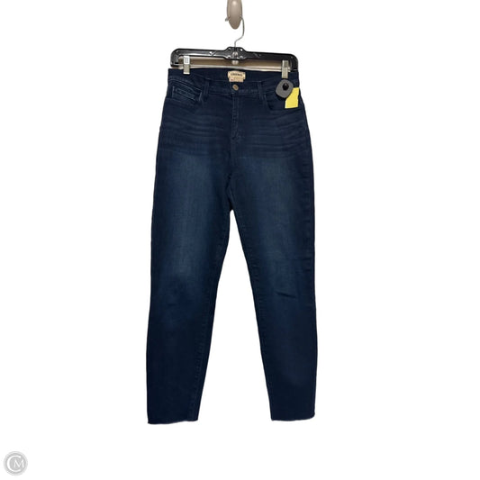 Jeans Skinny By L Agence In Blue Denim, Size: 6