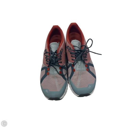 Shoes Athletic By On Cloud In Blue & Orange, Size: 9.5
