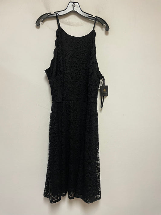 Dress Casual Midi By Fortune & Ivy In Black, Size: 2x