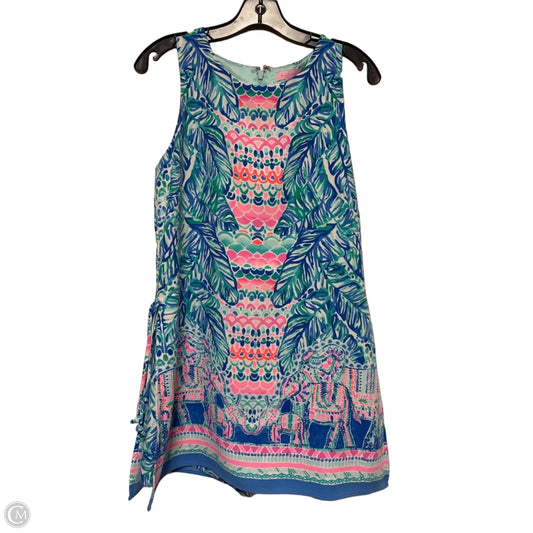 Romper Designer By Lilly Pulitzer In Blue & Green, Size: S