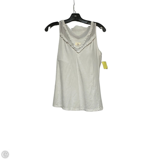 Top Sleeveless Designer By Lilly Pulitzer In White, Size: M