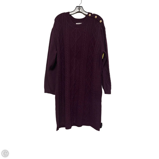 Dress Sweater By Nine West Apparel In Purple, Size: 3x