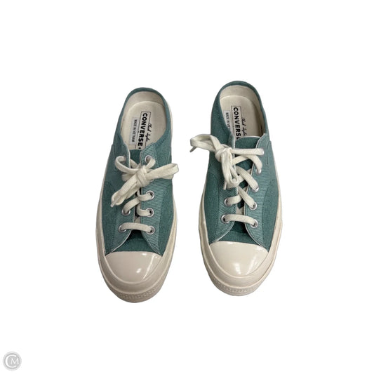 Shoes Sneakers By Converse In Green, Size: 6.5