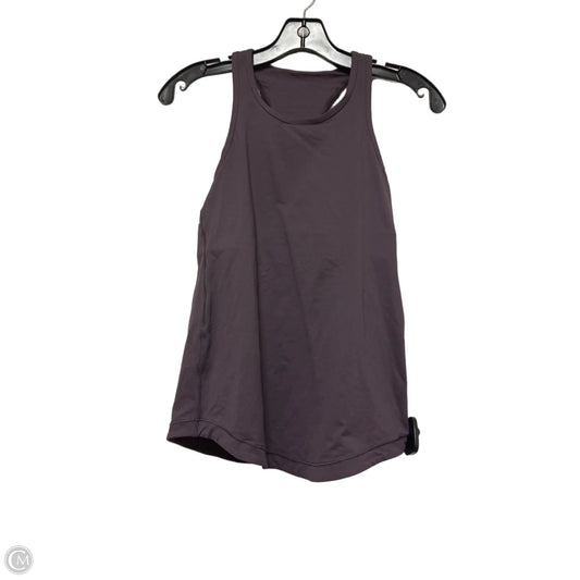 Athletic Tank Top By Lululemon In Purple, Size: 6